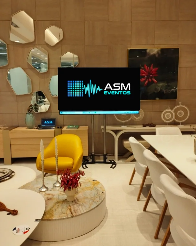 Locação de TVs para Estandes ASM Eventos